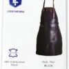 Verpakking Leren Schort Zwart